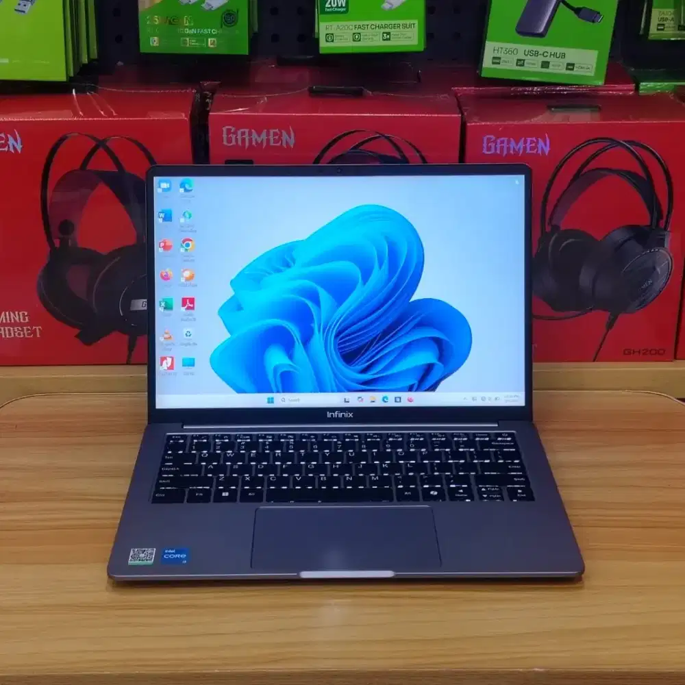 Infinix InBook XL442 i3 Gen 12 RAM 8GB SSD 512GB Like New Normal 100%