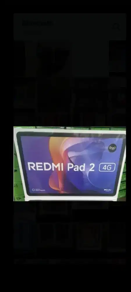 Tablet Xiaomi redmi pad 2 4G 256gb bisa kartu SIM card sinyal 4G LTE