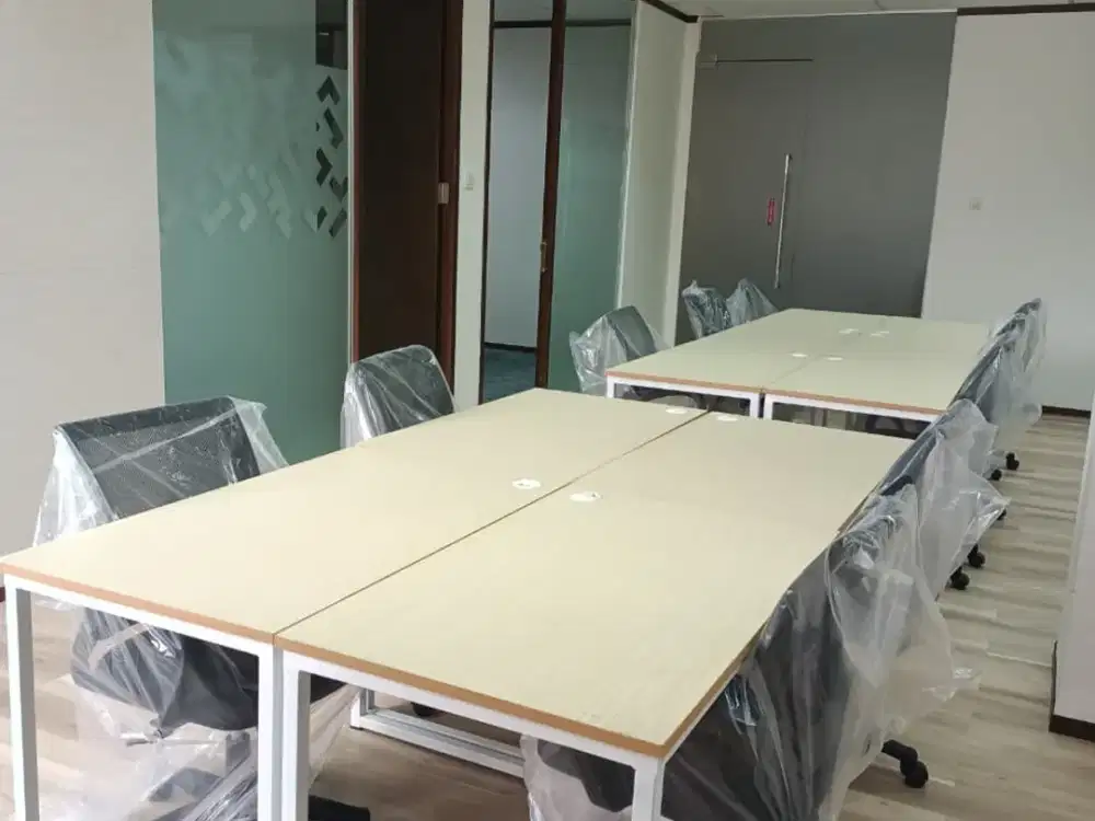 Disewakan Office Space / Kantor 115m2 Furnished Lokasi Strategis dekat Thamrin, Monas, Abdul Muis Jakarta Pusat