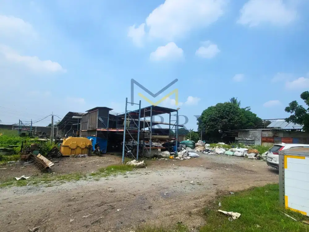 DIJUAL Tanah Lokasi STRATEGIS di PINGGIR JALAN RAYA UTAMA Peruntukan GUDANG di CURUG - LEGOK Belakang BLESSINDO