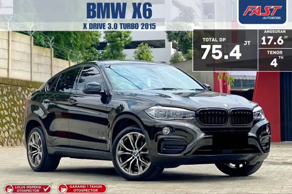 LOW KM GARANSI 1TH PAJAK PANJANG BMW X6 2015 XDRIVE 3.0 AT