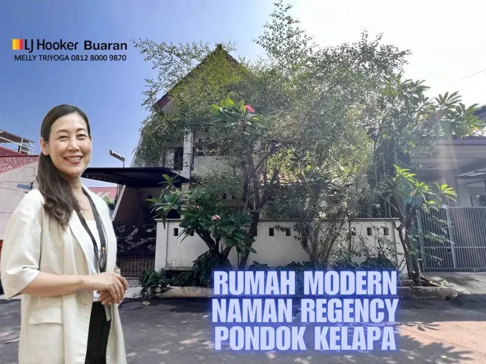 Dijual Rumah 2 Lantai Komplek H. Naman Pondok Kelapa Jakarta Timur