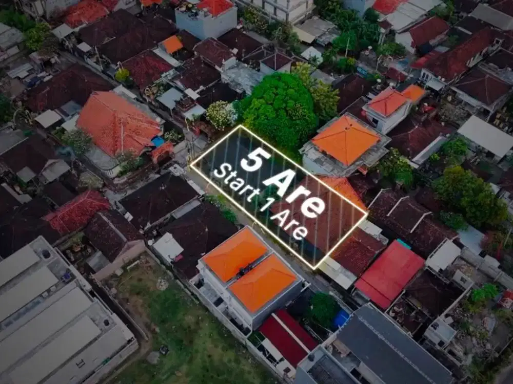 DIJUAL TANAH STRATEGIS DI KAWASAN FAVORIT RENON – TUKAD CITARUM, DENPASAR