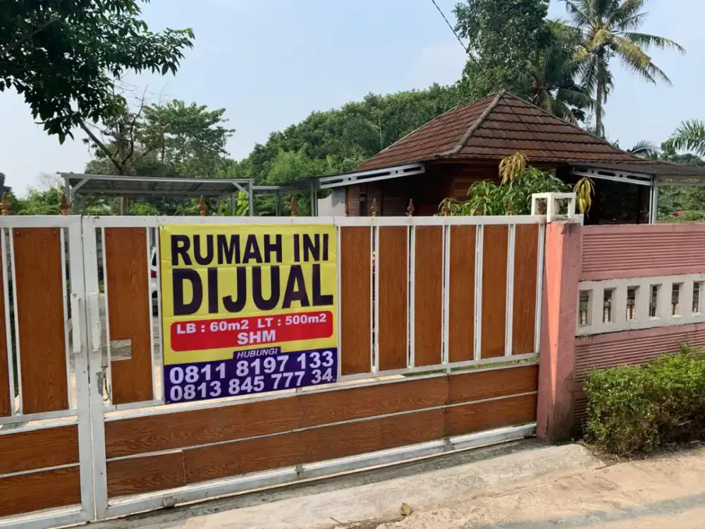 Dijual Rumah Kayu