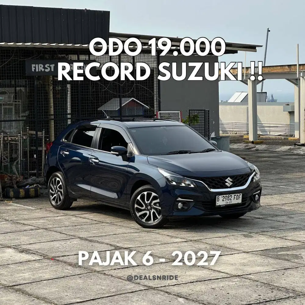 ODO 19.000 ANTIKK !! PAJAK 6/2027 NEW BALENO HATCHBACK 2024 MULUS