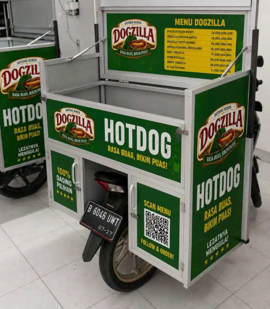 PEDAGANG HOTDOG KELILING