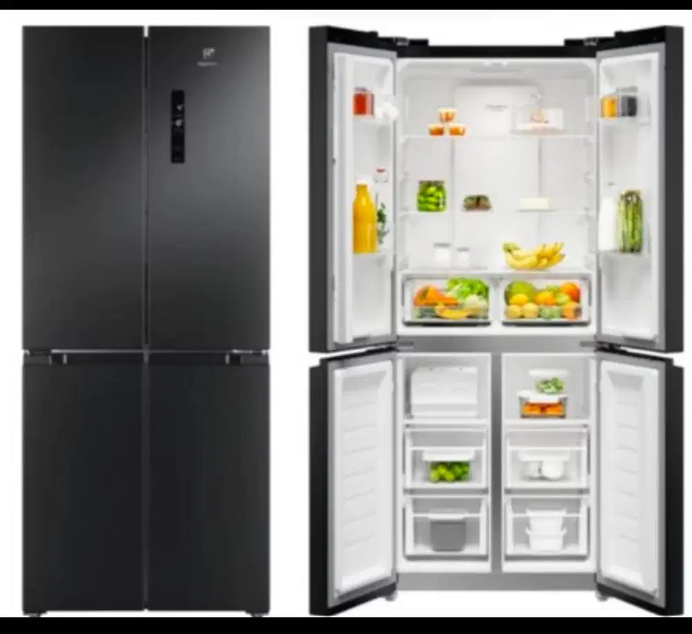 Jual kulkas baru harga murah ELECTROLUX REFF SXS EQE4200AB 457LTR