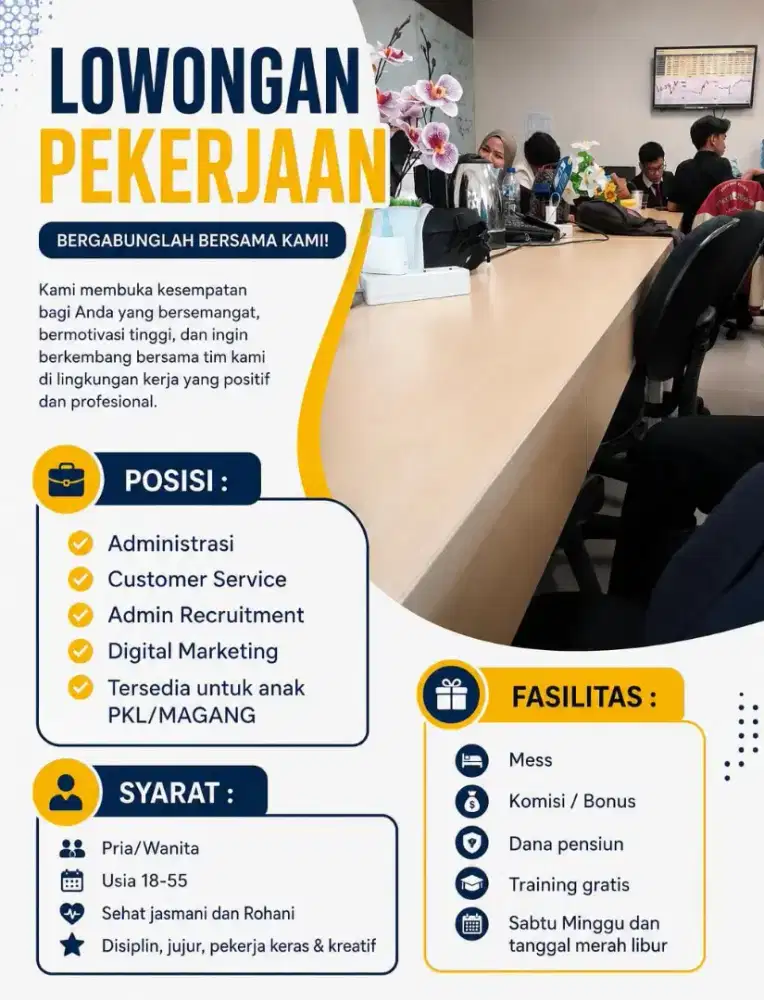 LOWONGAN KERJA!