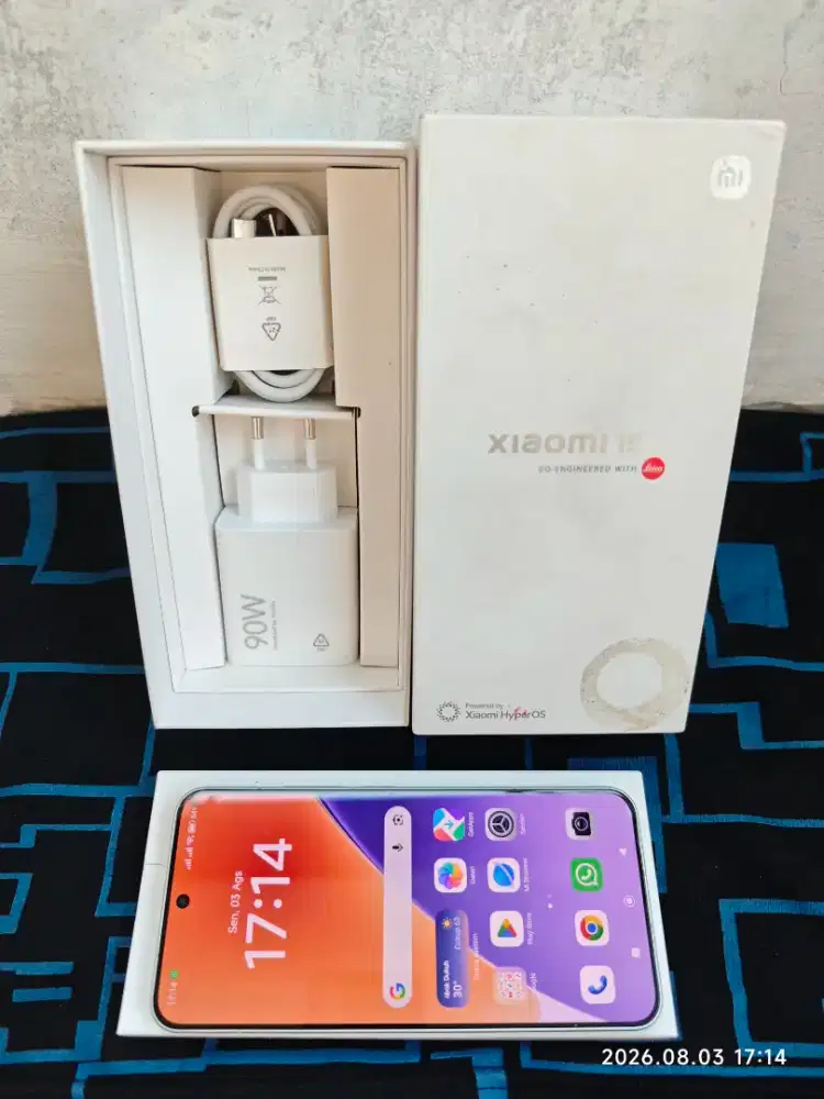 Xiaomi 15 12/256 Fullset ori segel mulus no minus istimewa