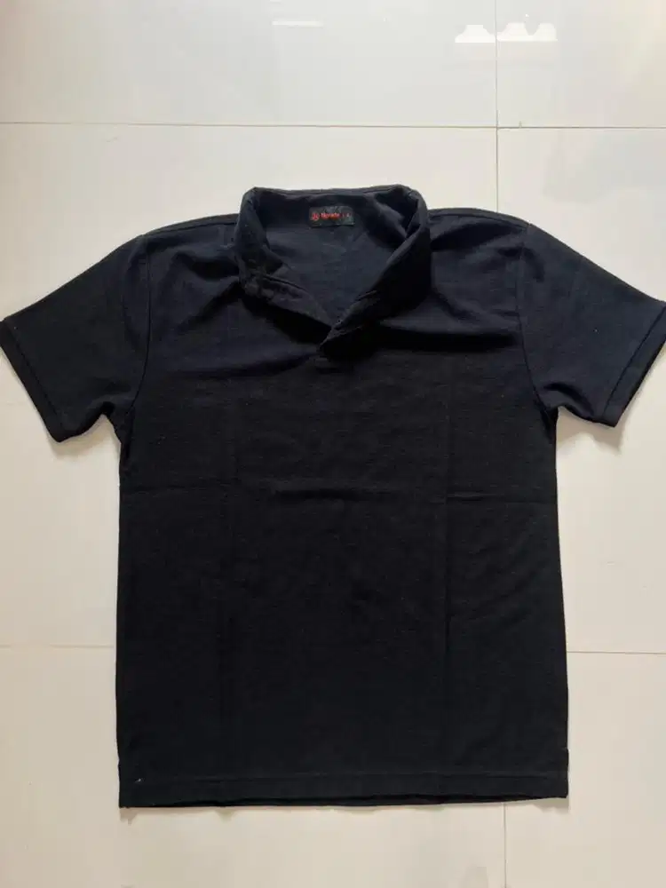 Baju kaos polo nevada hitam