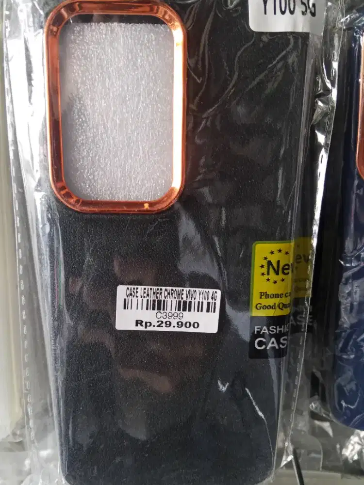 CASE LEATHER CHROME VIVO Y100 4G