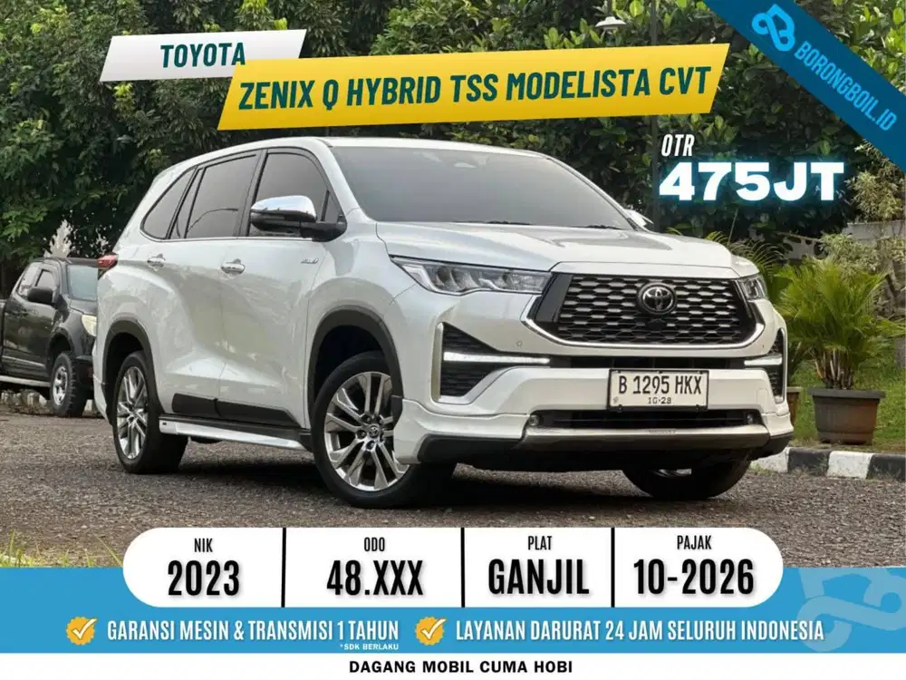Zenix Q hybrid tss modelista Cvt 2023 Putih