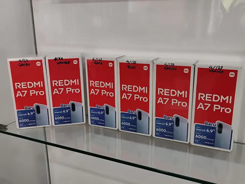 REDMI A7 PRO NEW, HARGAPROMO, GARANSI RESMI, BISA COD