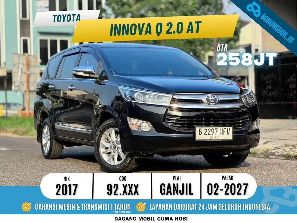 [PAJAK PANJANG]Toyota Innova Reborn Q 2.0 AT 2017