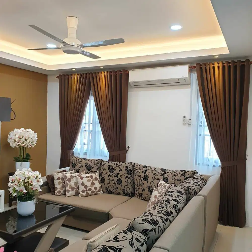 Jasa Buat gorden jendela pintu gorden blackout hordeng vitrase hordeng