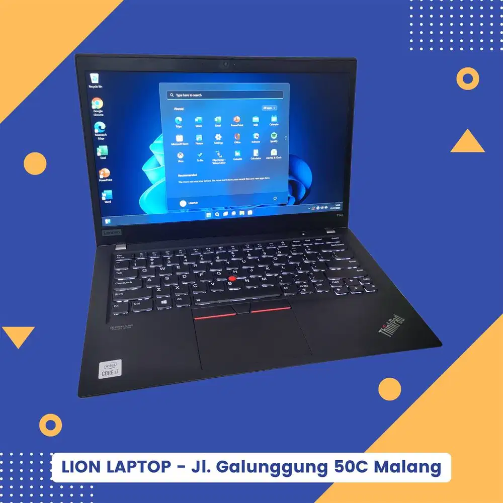 RAM 16GB Core i7 Gen 10 Slim SSD 256GB Lenovo Thinkpad T14S [04|08]