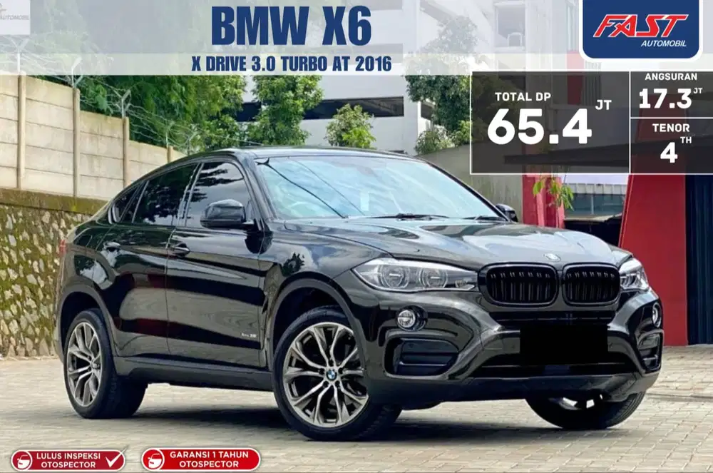 DP 65,4JT KM LOW22RB BMW X6 2015 X DRIVE 3.0 TURBO SUNROOF PAJAK HIDUP