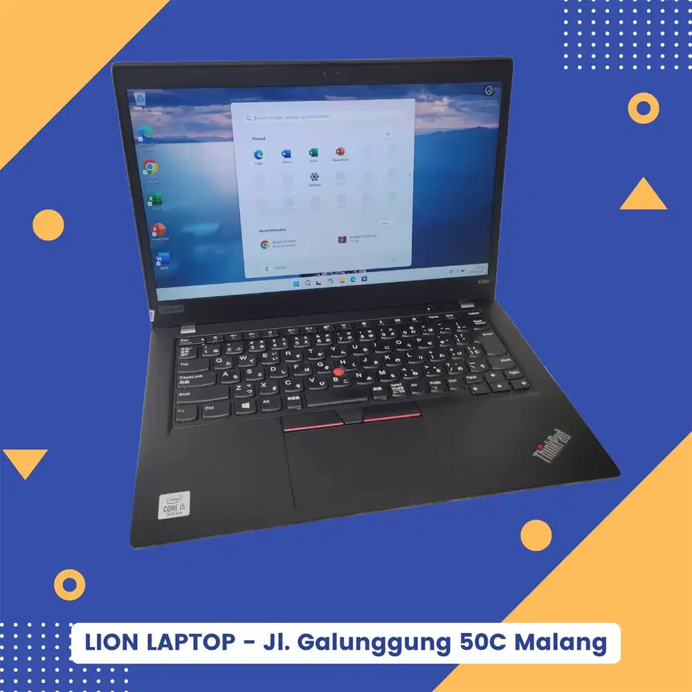 i5 GEN 10 Murah RAM 8GB Lenovo Thinkpad X390 [04|08]