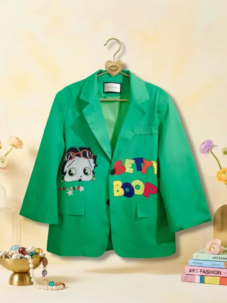 Green Betty Boop Blazer