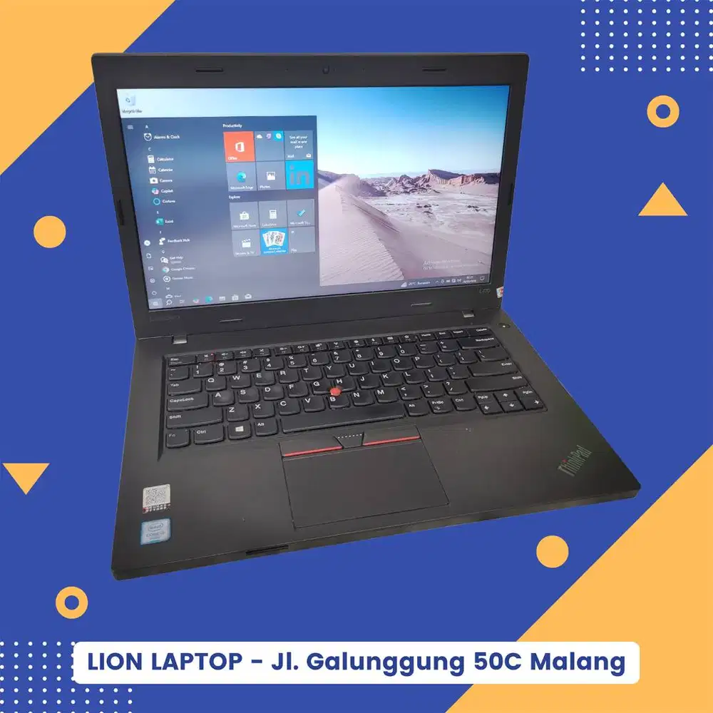 Double VGA Core i5 RAM 8 SSD Lenovo Thinkpad L470 [04|08]