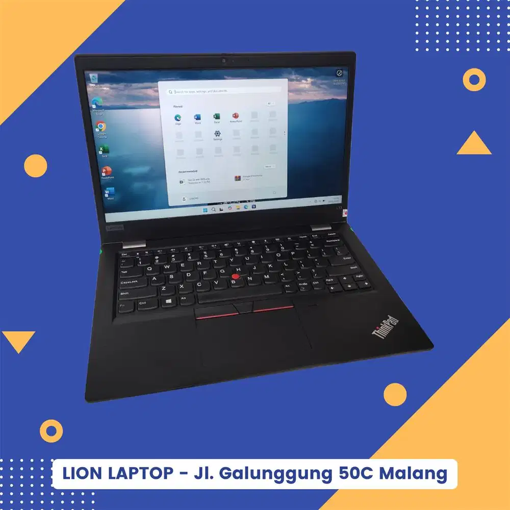 i5 Gen 10 Slim RAM 8GB SSD 256GB Lenovo Thinkpad L13 [04|08]