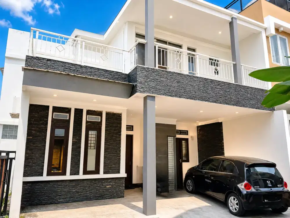 Rumah 2 Lantai Dalam Cluster di Jalan H Koja Beji Selangkah ke UI