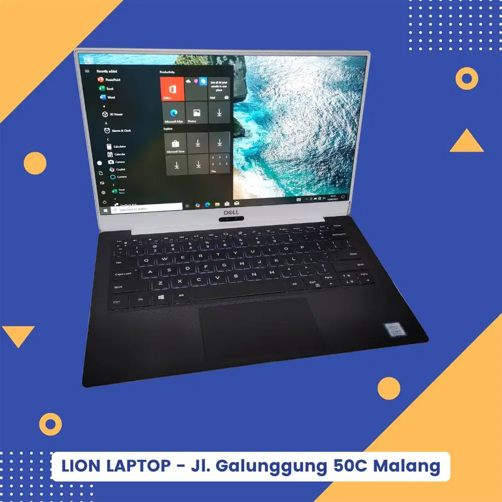 Slim & Ringan Core i5 RAM 8 SSD 256 DELL XPS 13 9370 [04|08]