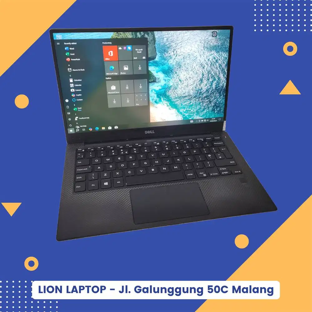 Slim & Ringan Core i7 RAM 8 SSD 256 DELL XPS 13 9360 [04|08]