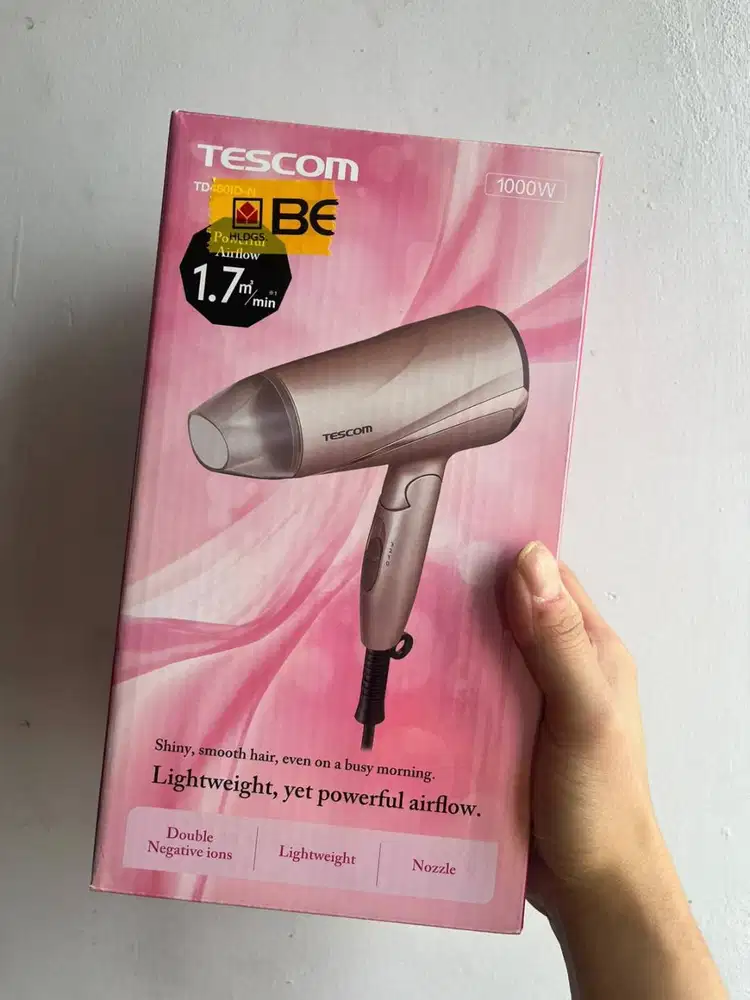 Tescom Ionic Hair Dryer / Pengering Rambut Mengandung Ion TD480ID