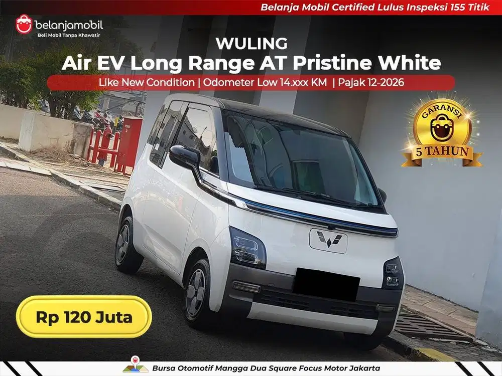 [ LOW KM 14RB ] Wuling Air EV Long Range AT 2023/2024