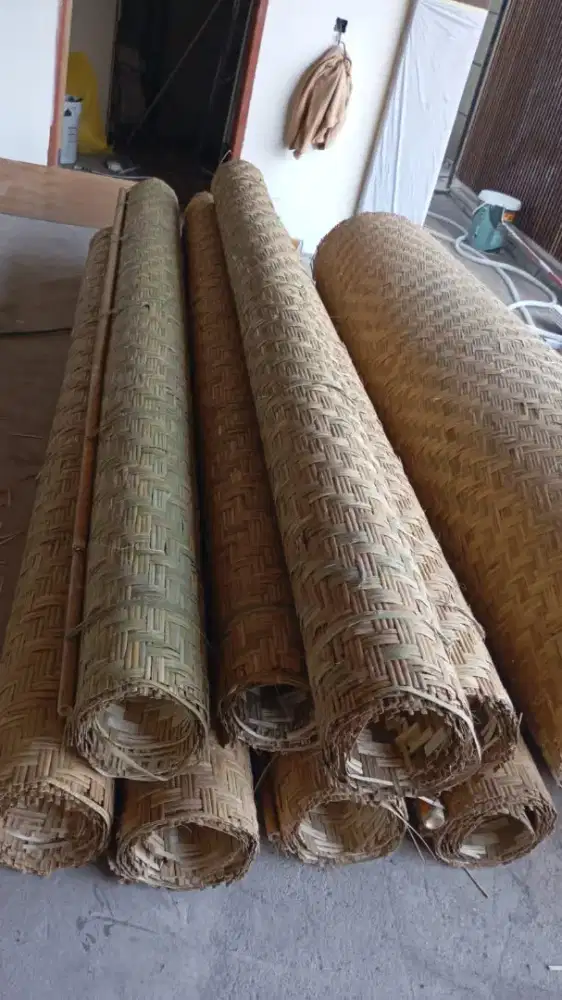 Open order plafon bedeg bambu kulit kualitas super