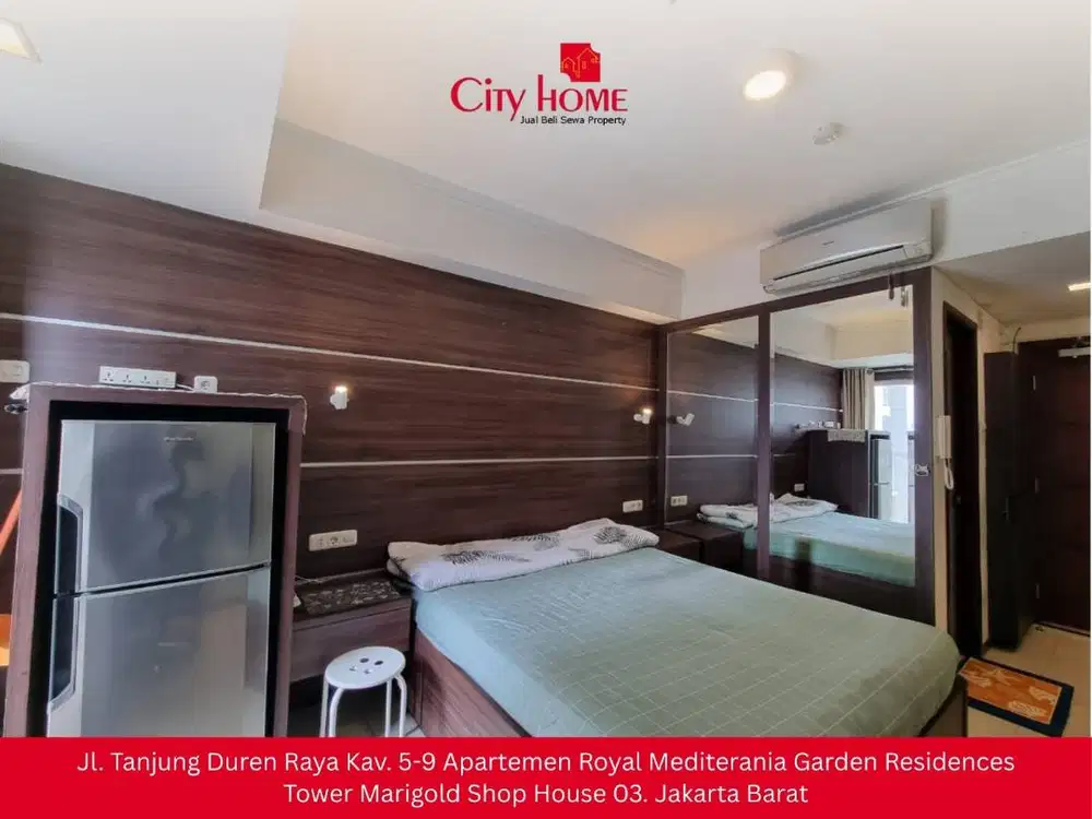 Disewakan Apartemen Studio di Royal Mediterania Garden Residences