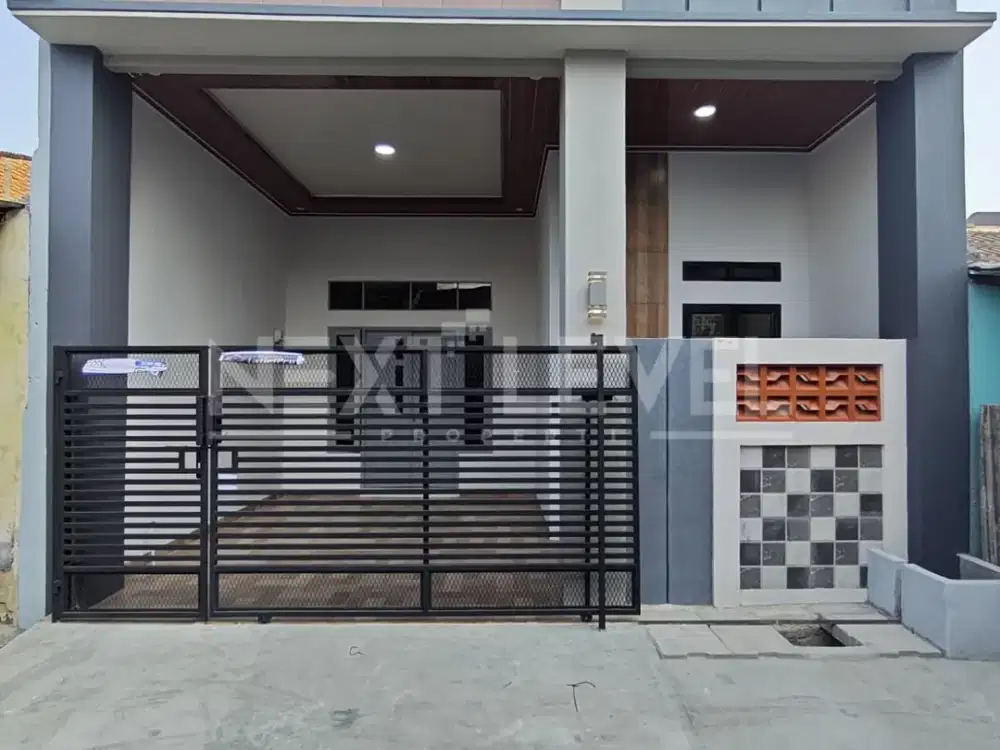 Rumah murah baru renovasi siap huni lokasi tidak banjir di pondok ungu permai Kota Bekasi