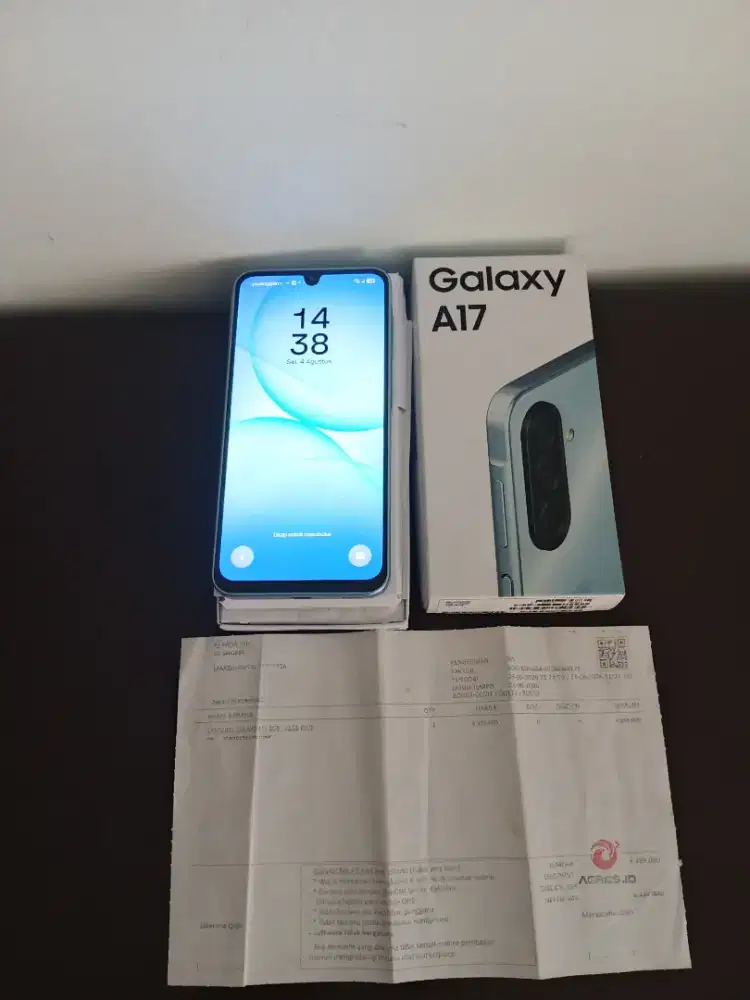 samsung A17 128gb nominus fullset