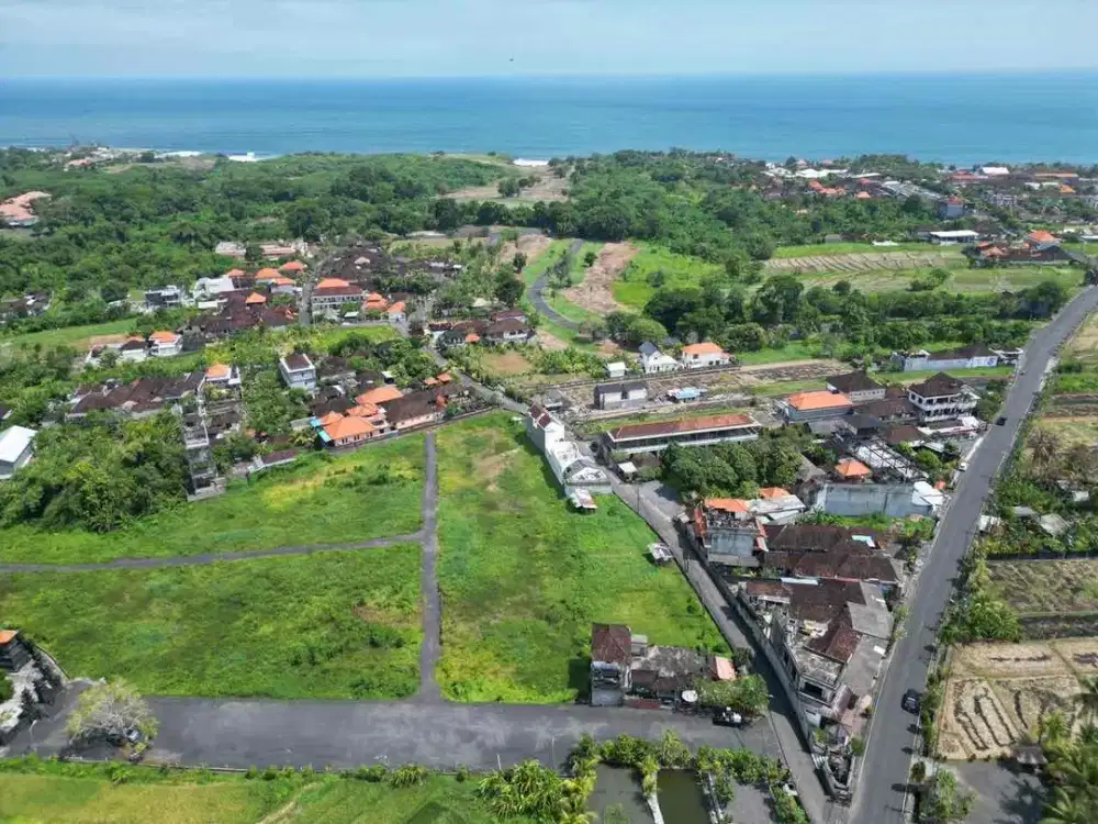Dijual Tanah Premium 343m2 SHM Pink Zone Dekat Pantai Tanah Lot Bali dan dekat akses jalan lebar