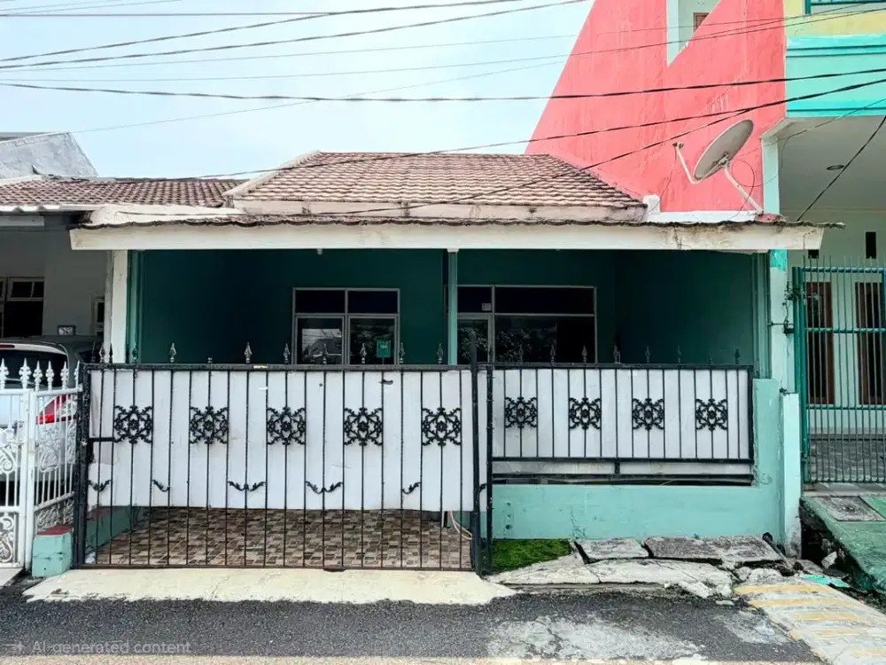Rumah Asri Di Dekat Stasiun KA di Pulo Gebang Permai Jakarta Timur