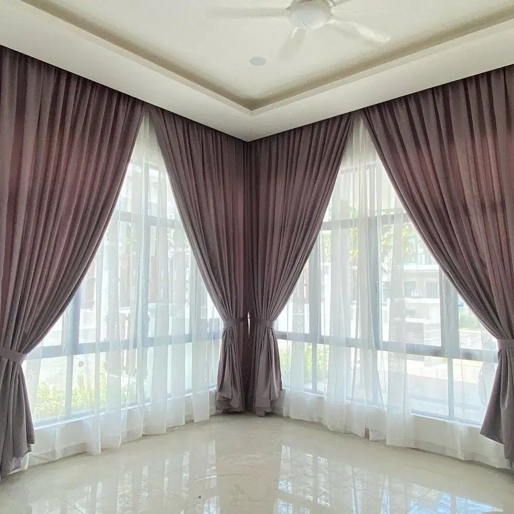 Jual gorden jendela model terbaru gorden pintu blackout gorden kantor
