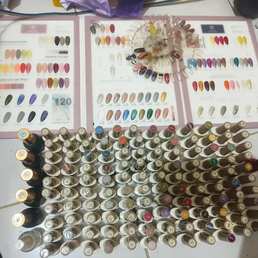 kutek full set siap pakai nail art