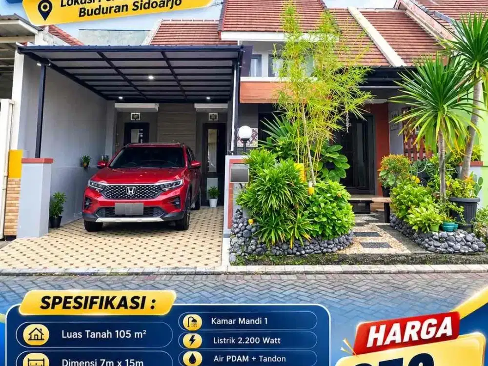 Dijual Rumah Taman Dhika Sidoarjo
