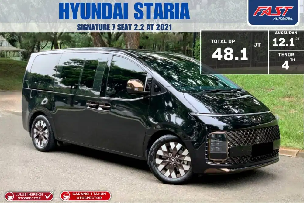LOW KM GARANSI 1TH PAJAK PJG HYUNDAI STARIA SIGNATURE 2021 DIESEL