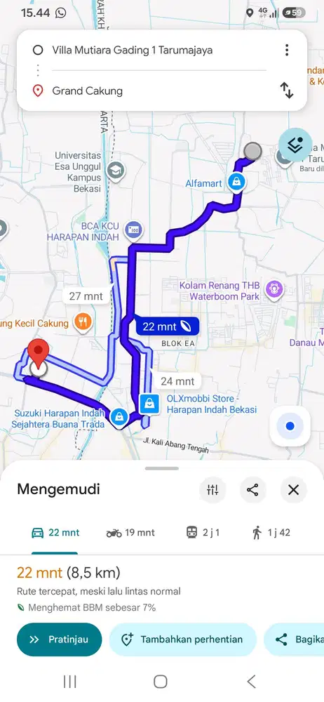 Disewakan rumah dekat Cakung