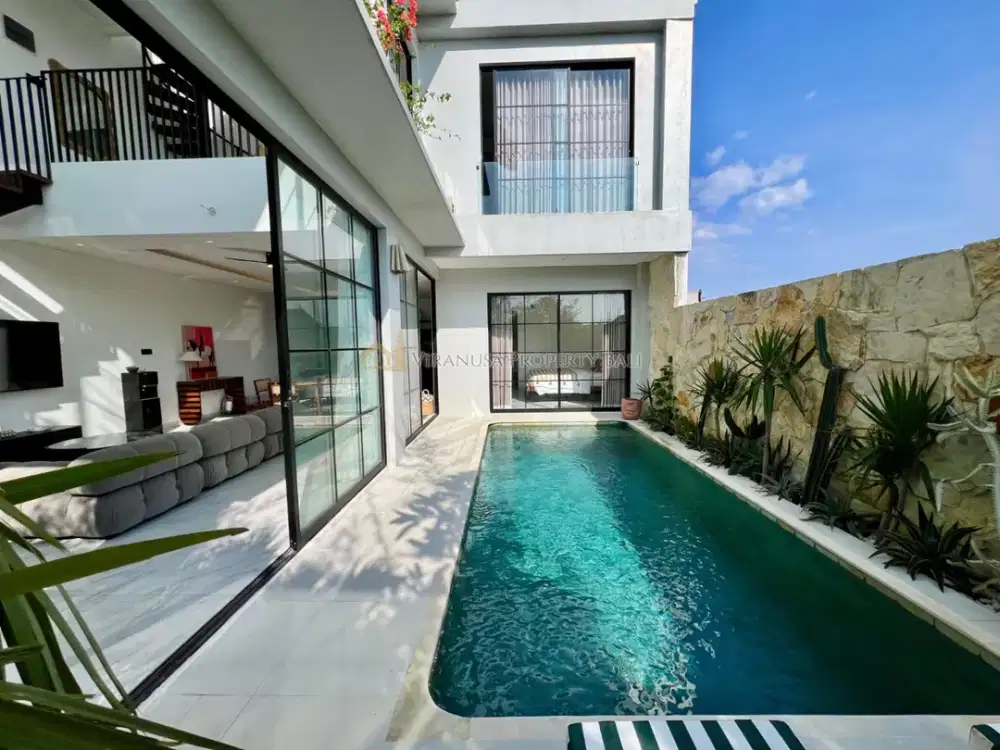 Modern Villa 3 Kamar Tidur di Batu Bolong, Canggu – Private Pool | Freehold