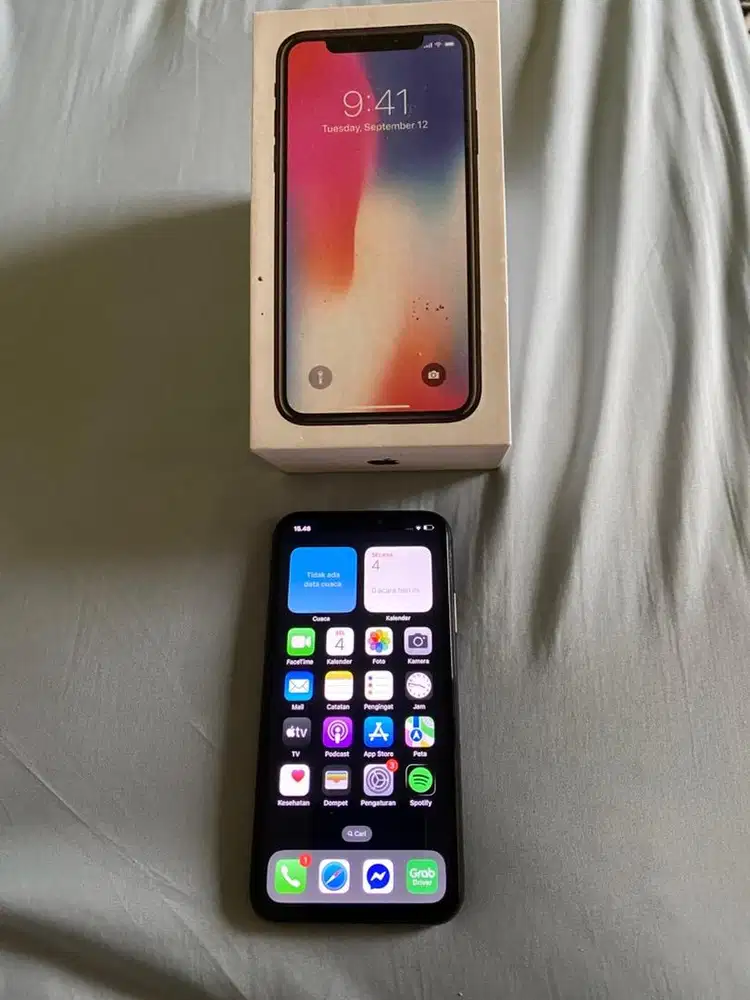 Iphone X 256gb All operator ex inter siap pakai