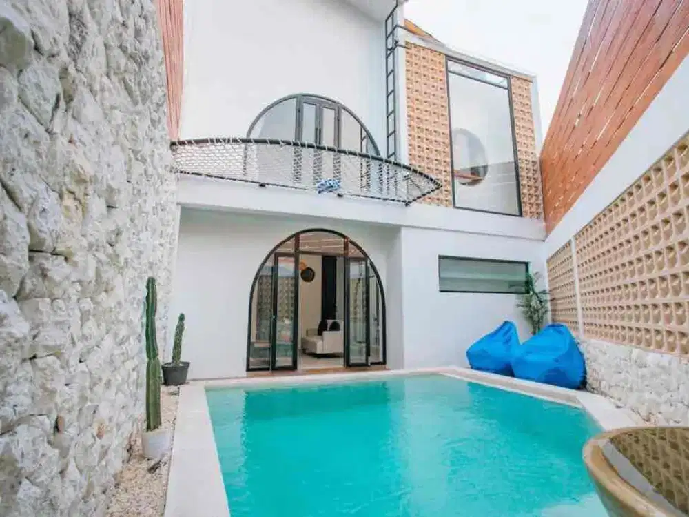 Villa Mediterranean Estetik Tibubeneng Canggu Ready Passive Income Airbnb