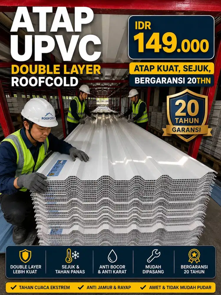ATAP UPVC DOUBLE LAYER ROOFCOLD