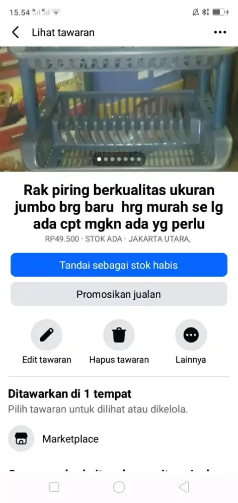Rak piring serba guna ukuran jumbo brg baru hrg murah cpt dpt yah