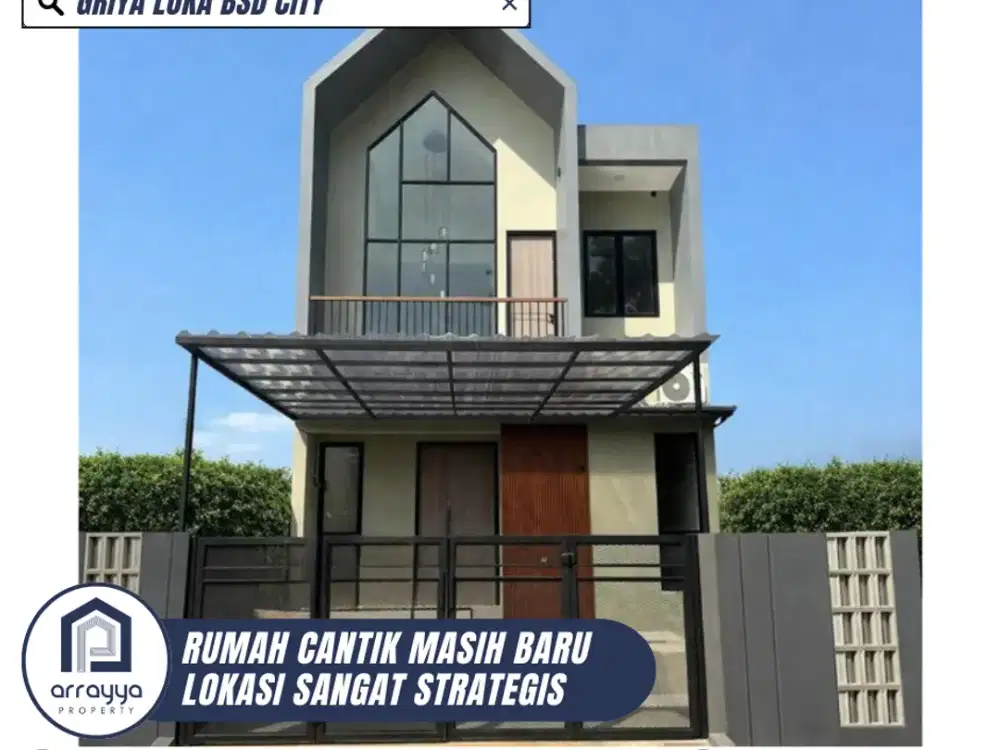 DIJUAL BRAND NEW HOUSE LINGKUNGAN NYAMAN DAN ASRI DI GRIYA LOKA BSD (HRB199)