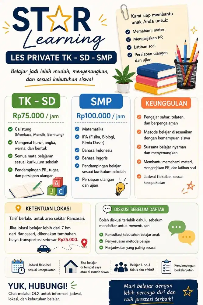Les Private Star Learning