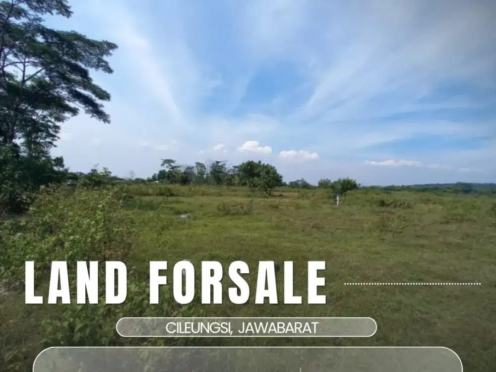For sale Tanah Cileungsi Jawabarat