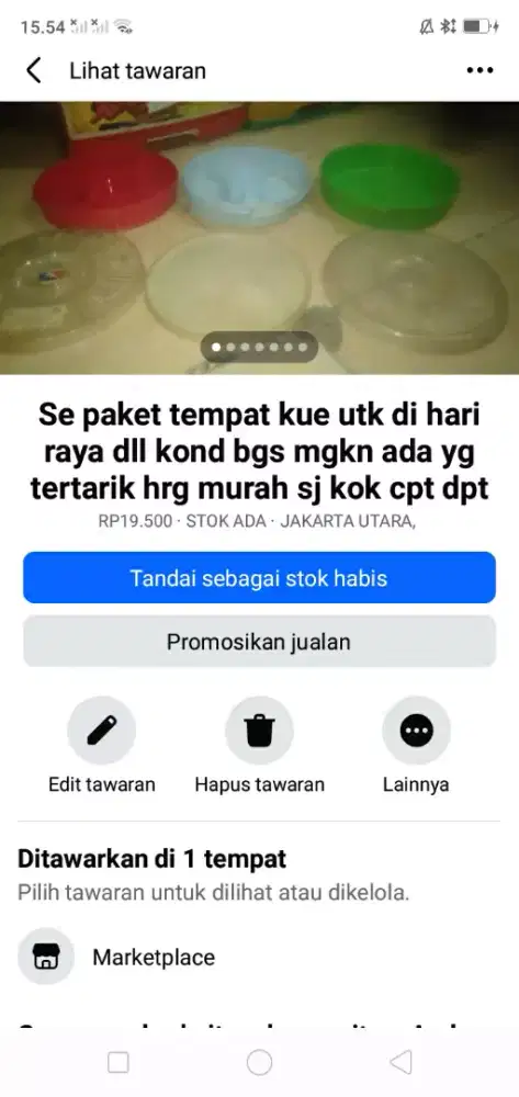 Se paket tempat kue utk di hari raya kond bgs mgkn ada yg tertarik nih